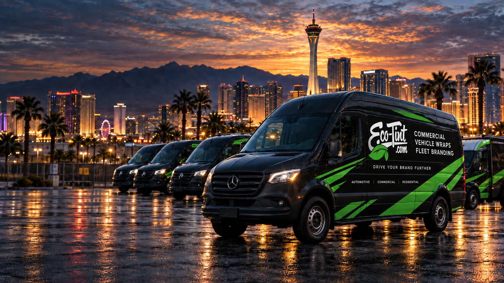 Commercial vehicle wraps and fleet branding in Las Vegas