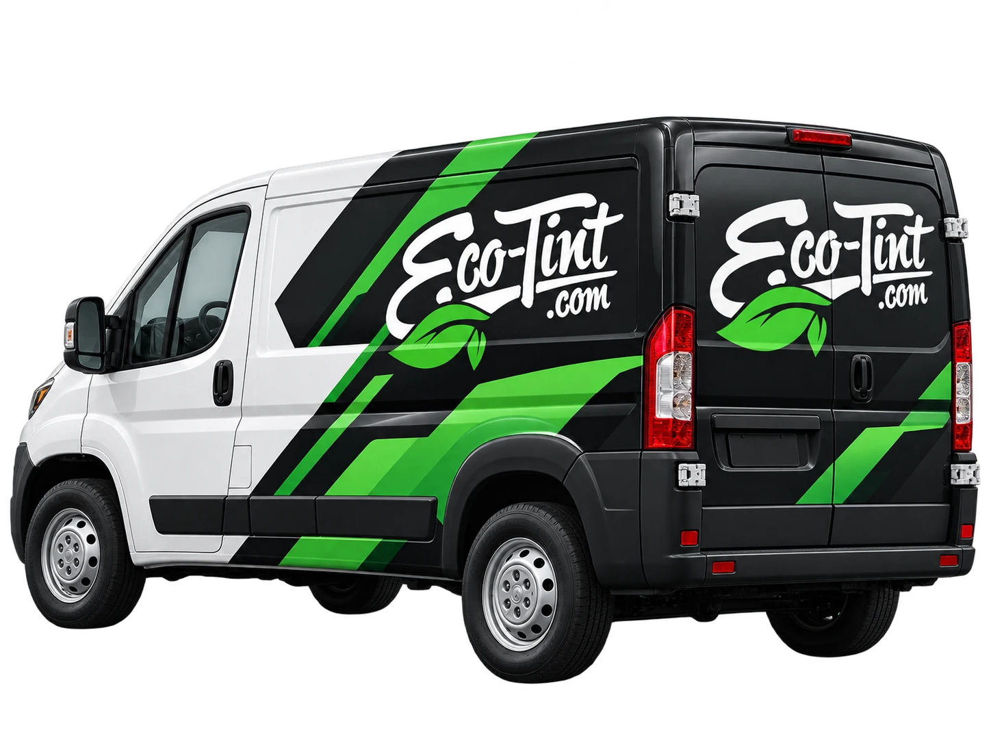 Eco-Tint partial fleet vehicle wrap