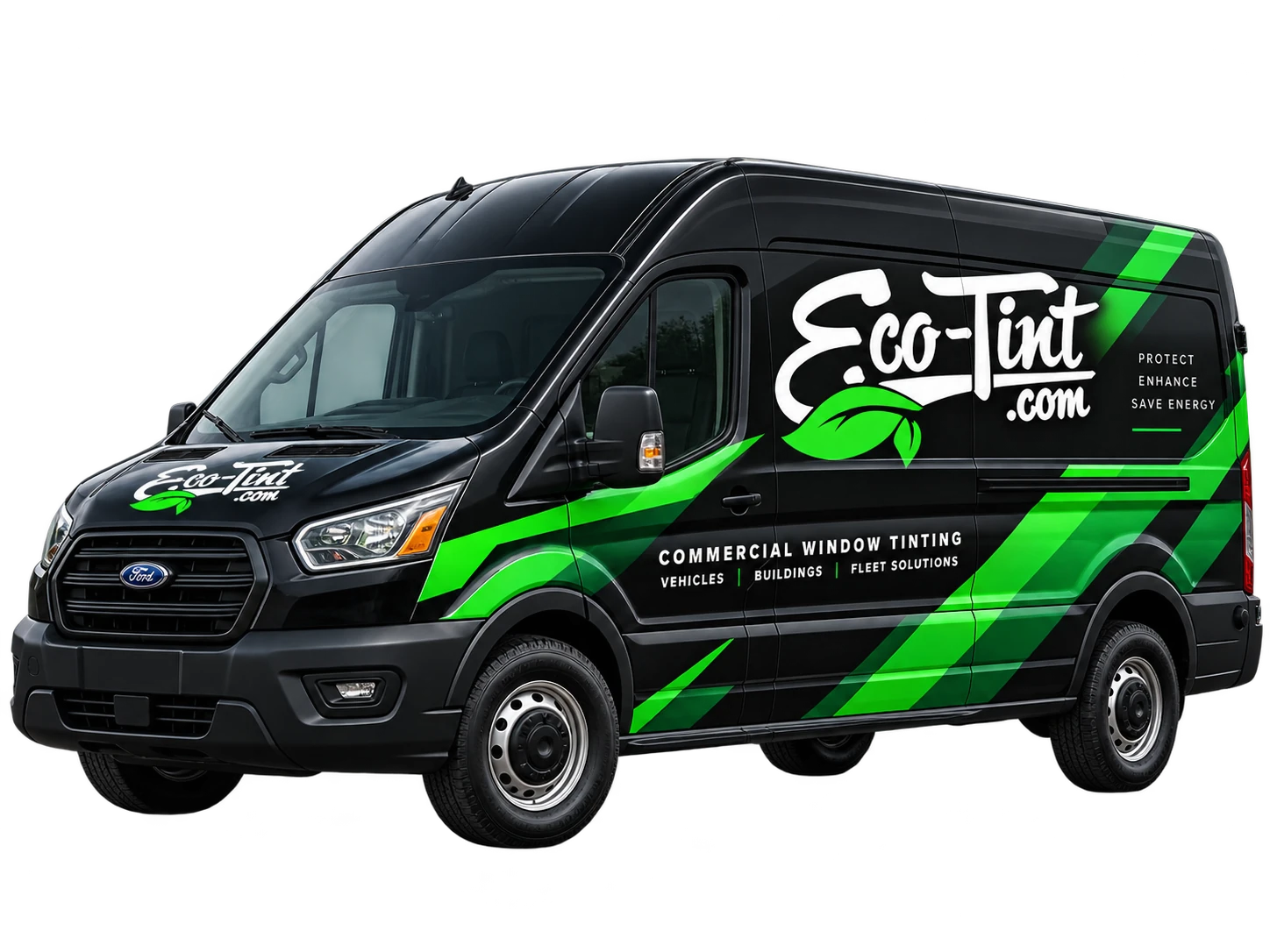 Eco-Tint full commercial vehicle wrap