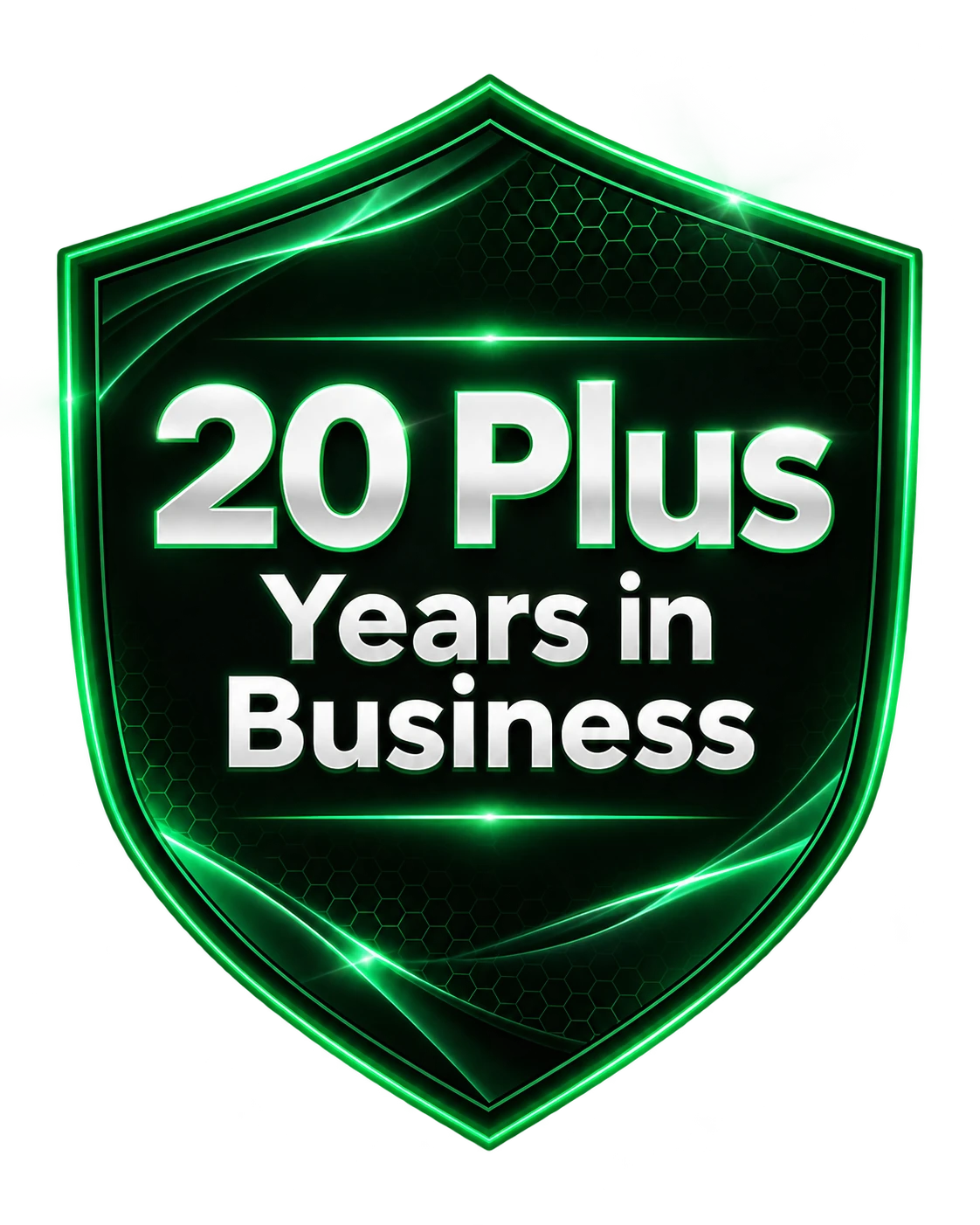 20 Plus Years in Business