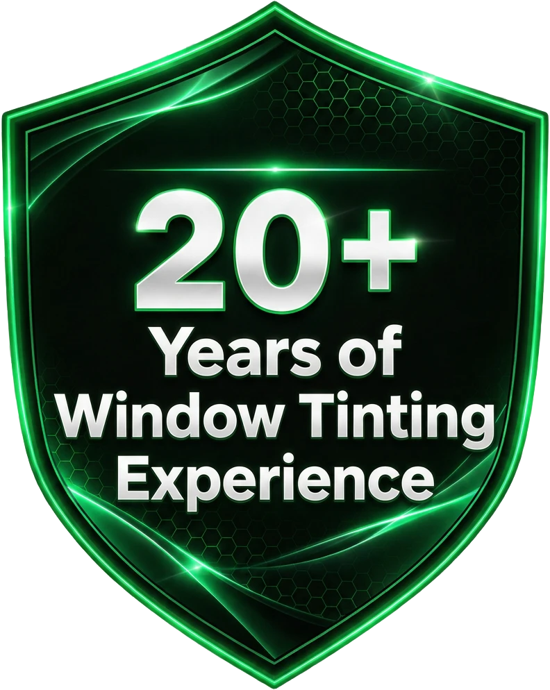 20+ years of window tinting experience